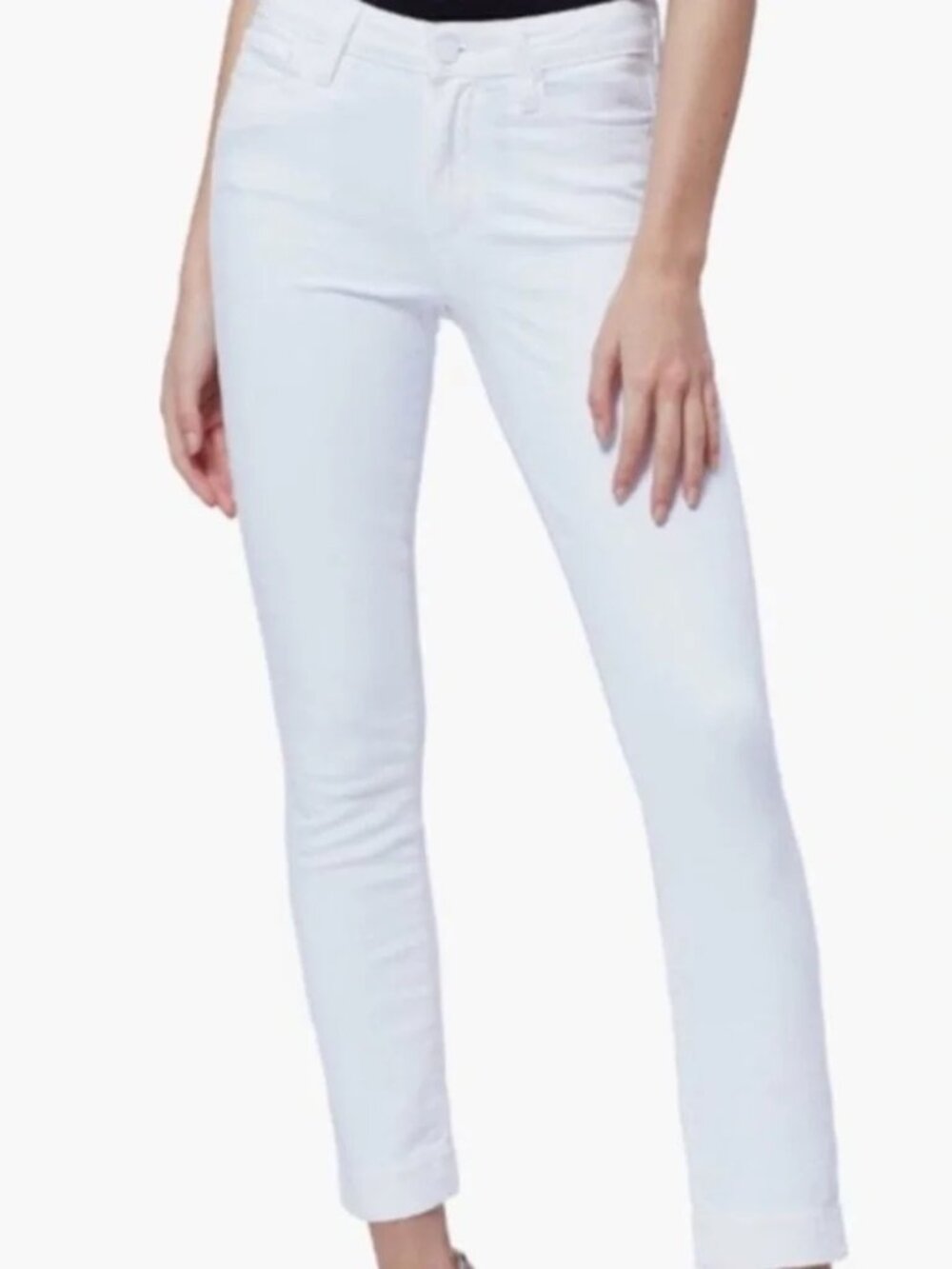 PAIGE Hoxton Ankle Skinny Jeans Crisp White | Size 29